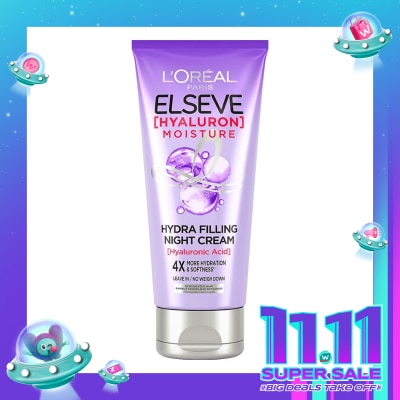 L'OREAL L'Oreal Elseve Hyaluron Moisture Hydra Filling Night Cream 150ml