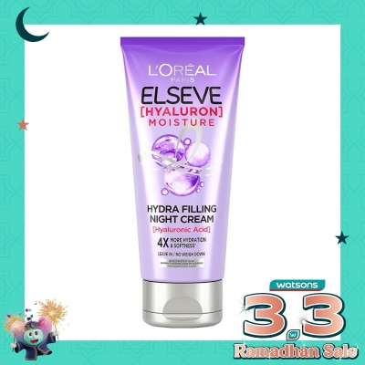 L'OREAL L'Oreal Elseve Hyaluron Moisture Hydra Filling Night Cream 150ml