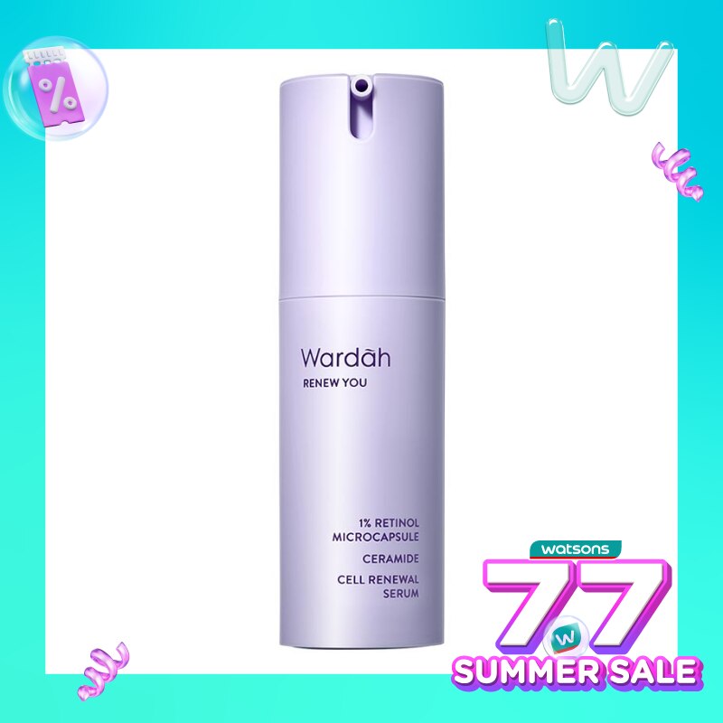 Wardah Renew You 1% Retinol Microcapsule Ceramide Cell Renewal Serum 30ml