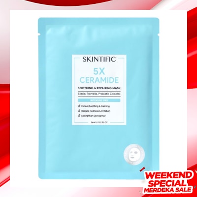 SKINTIFIC 5X Ceramide Soothing Sheet Mask 26ml