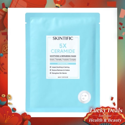 SKINTIFIC 5X Ceramide Soothing Sheet Mask 26ml