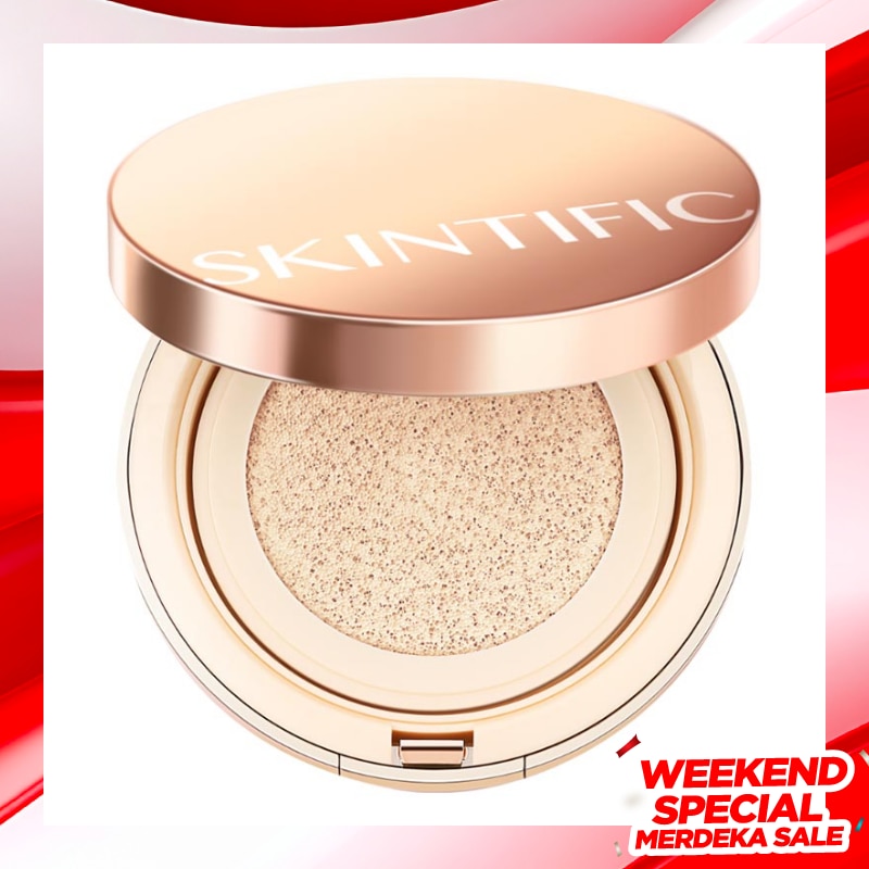 SKINTIFIC Cover All Perfect Cushion Spf35 Pa++++ 01 Vanilla 11g