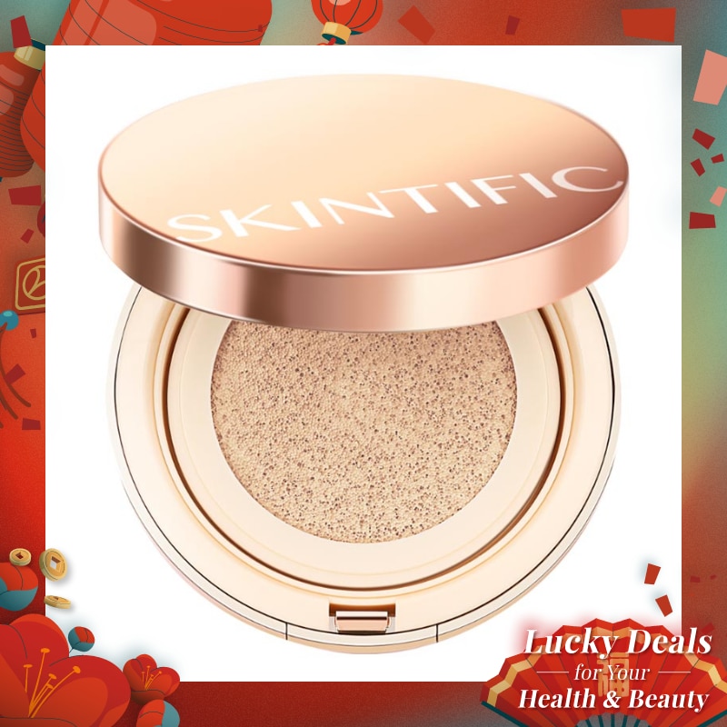 SKINTIFIC Cover All Perfect Cushion Spf35 Pa++++ 02 Ivory 11g