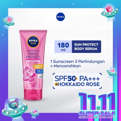 NIVEA Nivea Sun Body Serum Triple Protect Extra Radiance SPF50+ 180ml