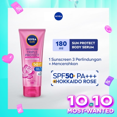 NIVEA Body Sun Serum Triple Protect Extra Radiance &. Smooth 180ml