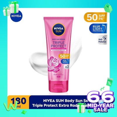 NIVEA Nivea Sun Body Serum Triple Protect Extra Radiance SPF50+ 180ml