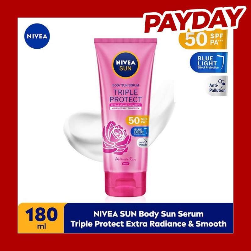 Nivea Sun Body Serum Triple Protect Extra Radiance SPF50+ 180ml