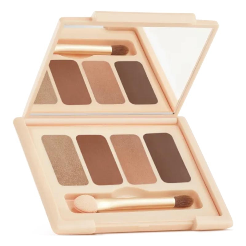 Wardah Colorfit Quad Eye Palette 01 Brunette Down