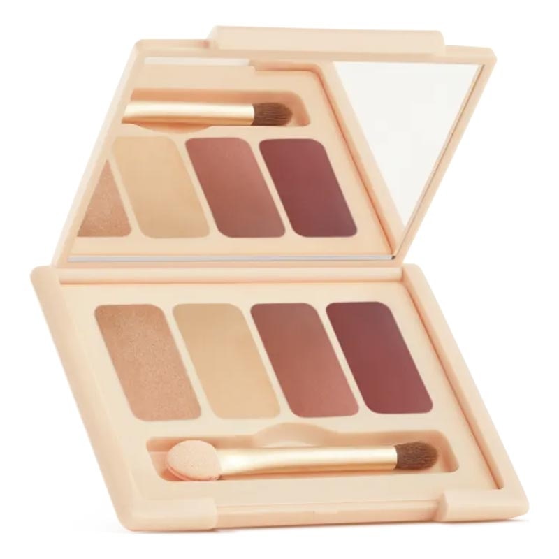 Wardah Colorfit Quad Eye Palette 02 Rose Aurora