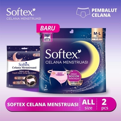 SOFTEX Celana Menstruasi 2'S - Pembalut Celana