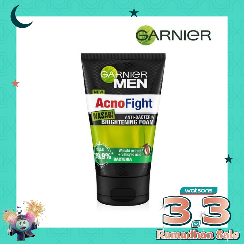 Men Acno Fight Wasabi Brightening Foam - 100ml