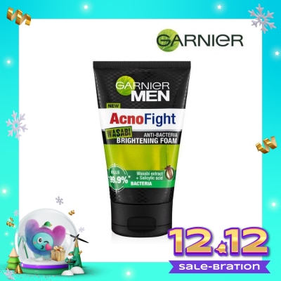 GARNIER Men Acno Fight Wasabi Brightening Foam - 100ml