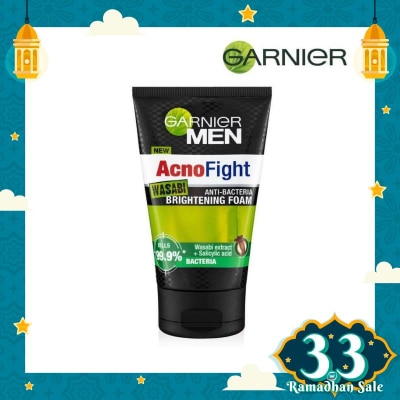 GARNIER Men Acno Fight Wasabi Brightening Foam - 100ml