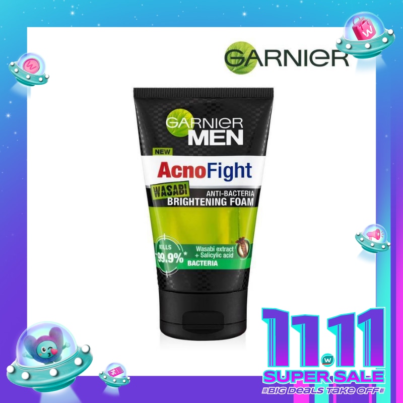 Men Acno Fight Wasabi Brightening Foam - 100ml