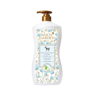 WHITE GARDEN Shower Cream Pure Goats Milk &. Pearl 1100ml