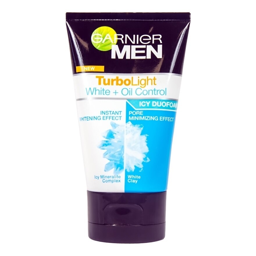 Men Natural Turbo Light White + Oil Control 100ml