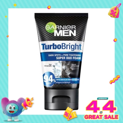 GARNIER - Men Natural Turbo Light Double White 100ml