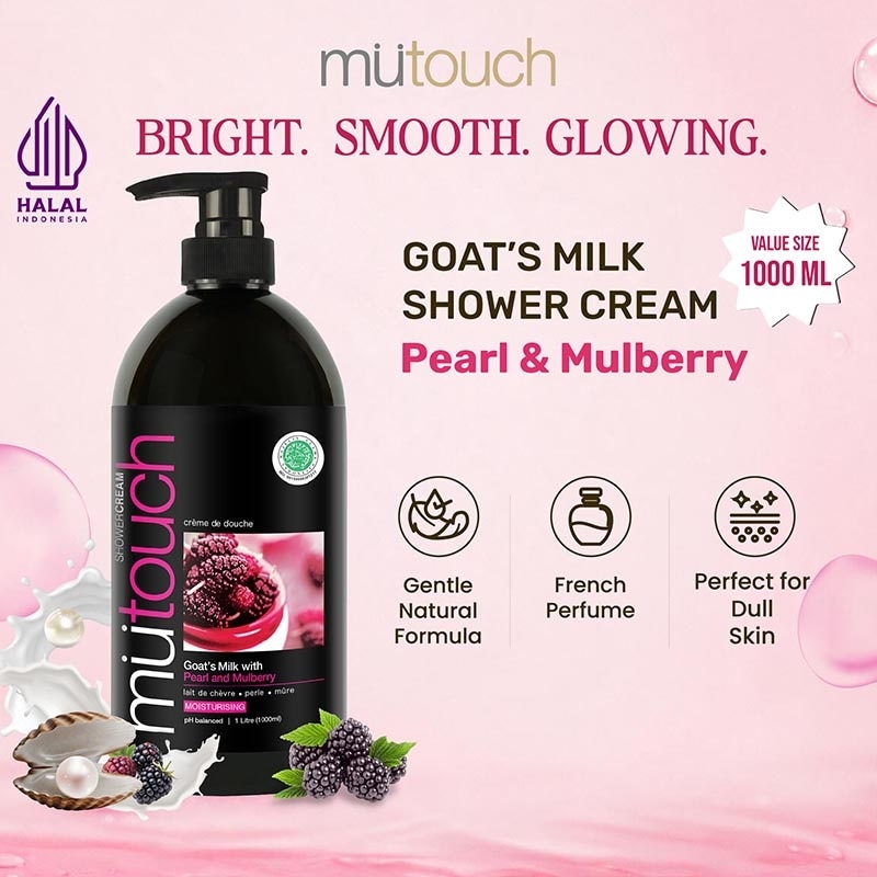 Mutouch Pearl And Mulberry Shower Cream 1000ml image