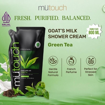 MUTOUCH Shower Cream Green Tea Refill 800ml image