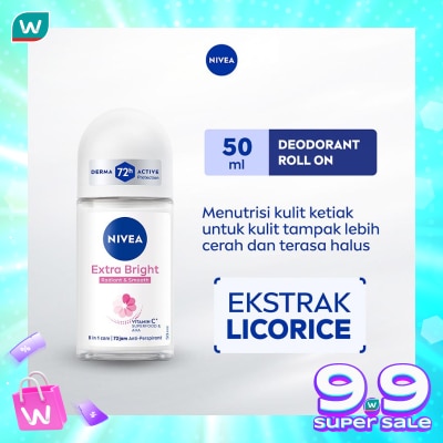 NIVEA Nivea Deodorant Roll On Extra Brightening 50ml