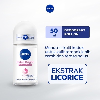 NIVEA Nivea Deodorant Roll On Extra Brightening 50ml