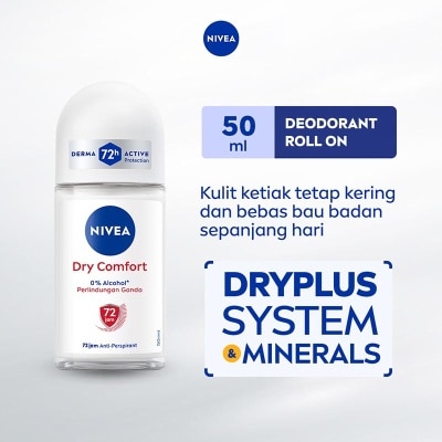 NIVEA Nivea Deodorant Roll On Dry Comfort 50ml