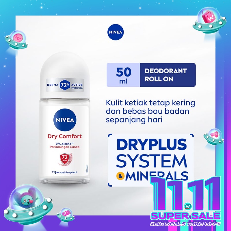 Nivea Deodorant Roll On Dry Comfort 50ml