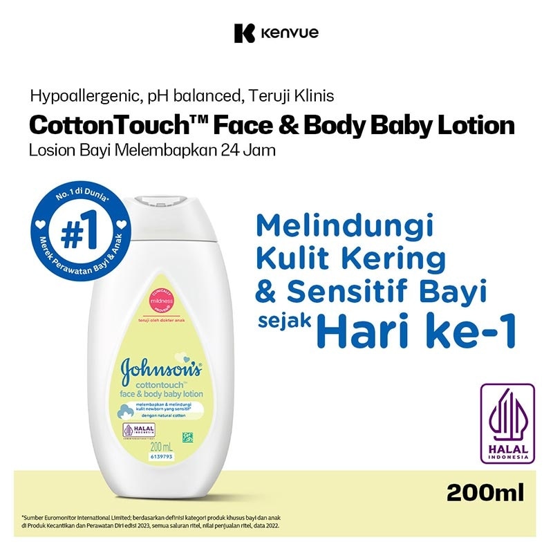 Cotton Touch Face and Body Lotion 200ml