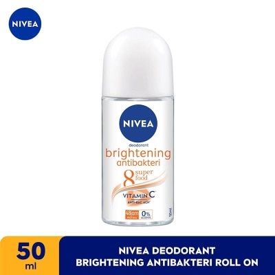 NIVEA Nivea Deodorant Brightening Anti-Bacterial Roll-On 50 mL