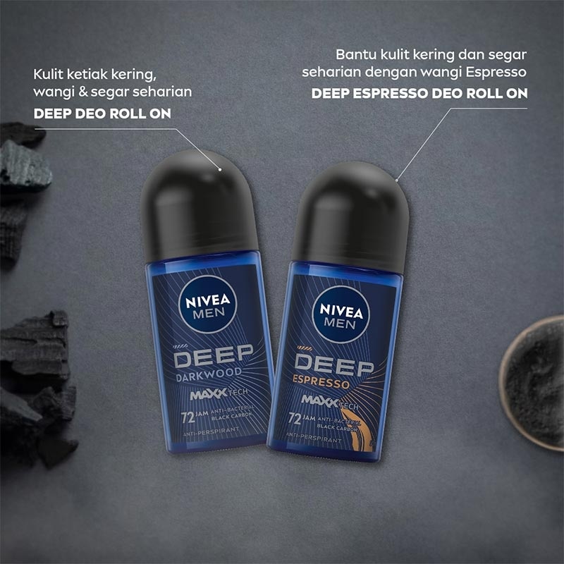 Deep Black Charcoal Deodorant 50ml