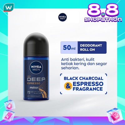NIVEA Nivea Men Deodorant Roll On Deep Espresso 50ml