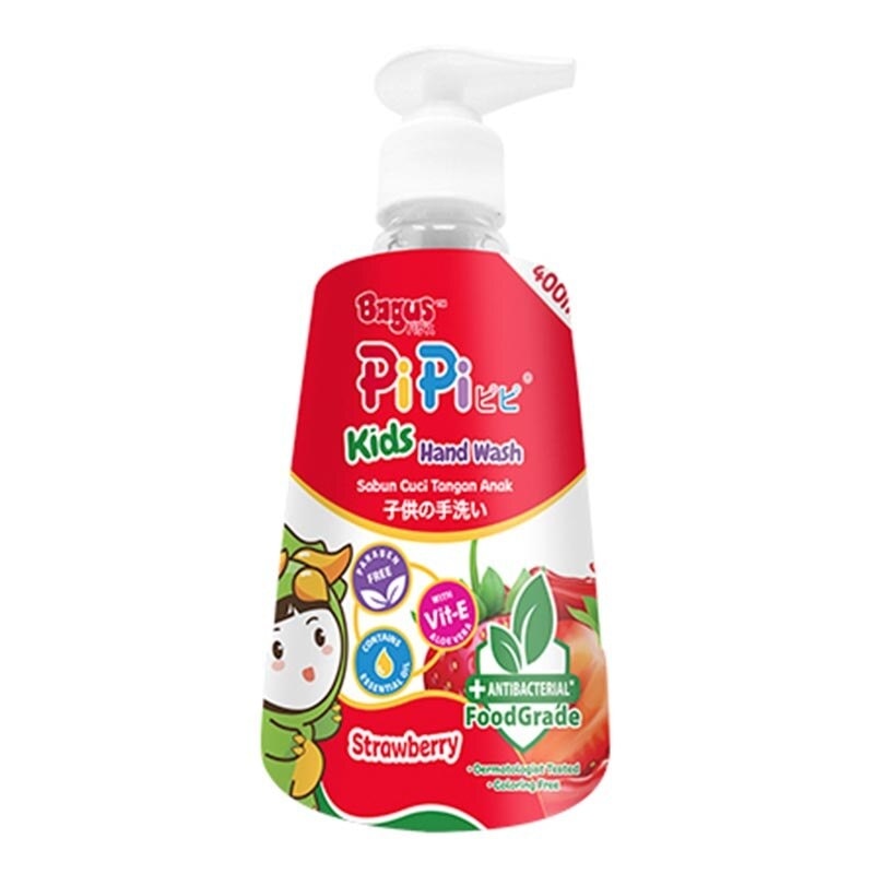 Bagus Pipi Kids Hand Wash Strawberry 400ml