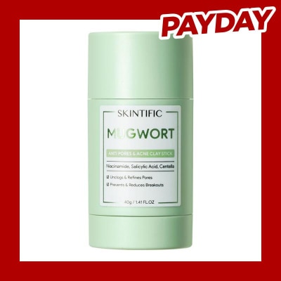 SKINTIFIC Skintific Mugwort Anti Pores & Acne Clay Stick 40g 