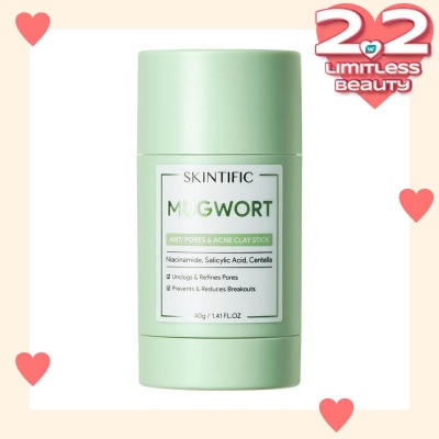 SKINTIFIC Skintific Mugwort Anti Pores & Acne Clay Stick 40g 