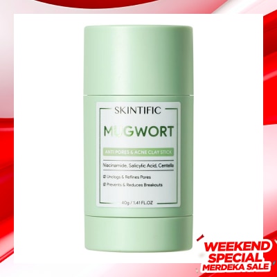 SKINTIFIC Skintific Mugwort Anti Pores &. Acne Clay Stick 40g 