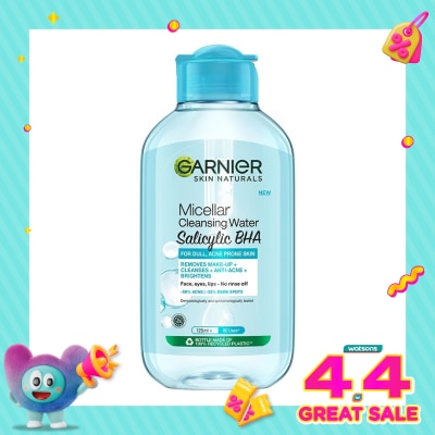 GARNIER - Garnier Micellar Cleansing Water Salicylic BHA 125ml