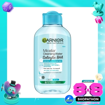 GARNIER - Garnier Micellar Cleansing Water Salicylic BHA 125ml image