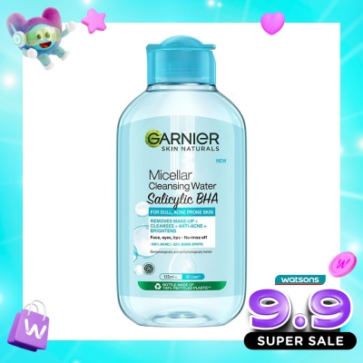 GARNIER - Garnier Micellar Cleansing Water Salicylic BHA 125ml image