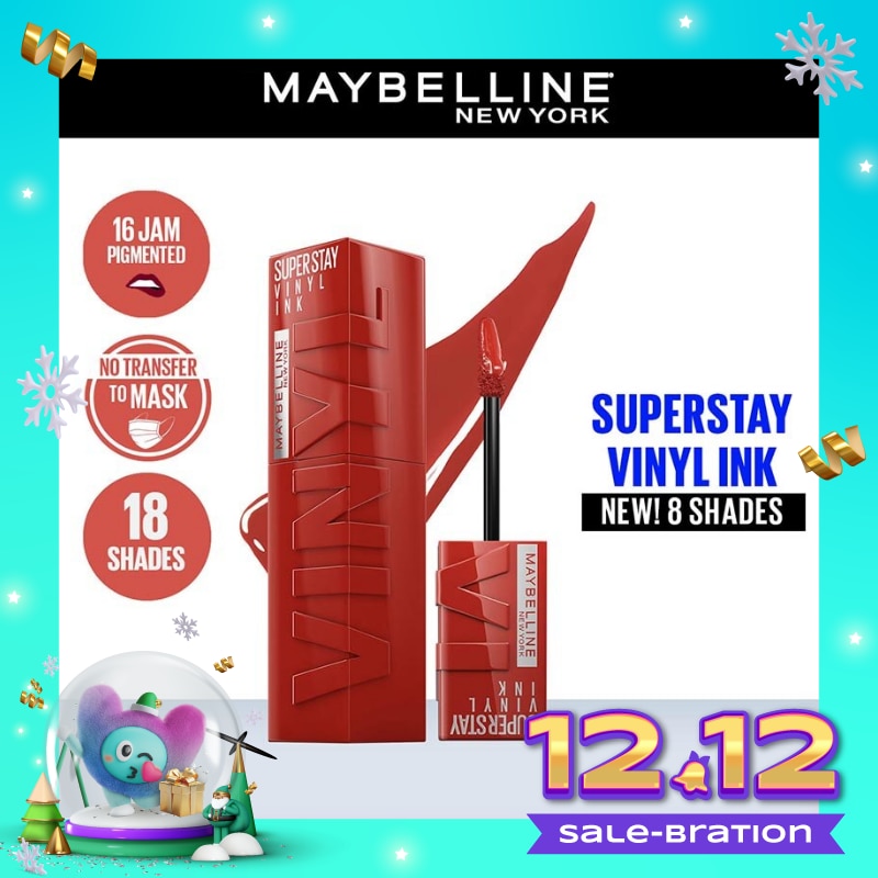 MAYBELLINE Superstay Vinyl Ink Tint Lip 61 Risky