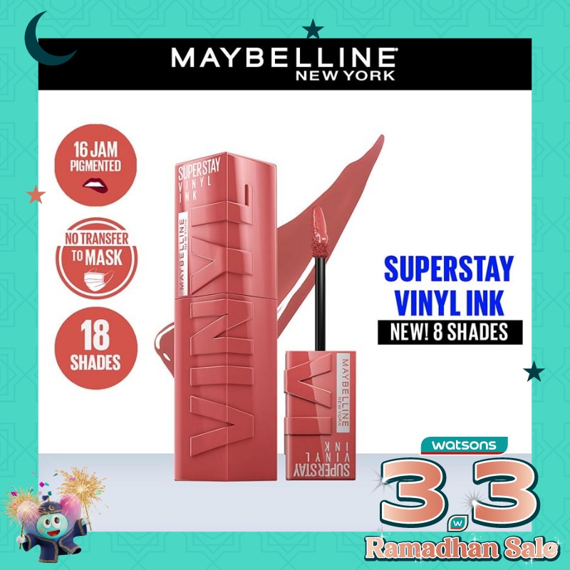 MAYBELLINE Superstay Vinyl Ink Tint Lip 62 Irresistible