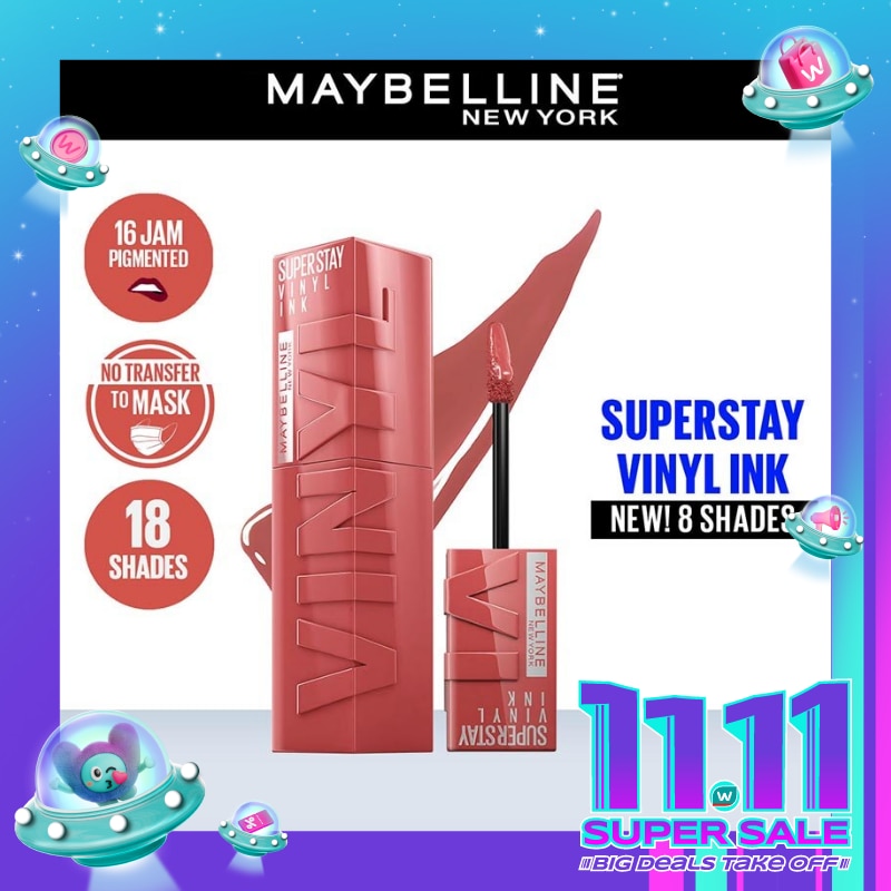 MAYBELLINE Superstay Vinyl Ink Tint Lip 62 Irresistible