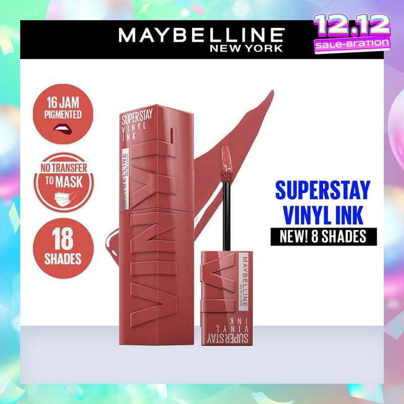 Maybelline Superstay Vinyl Ink Tint Lip 115 Peppy