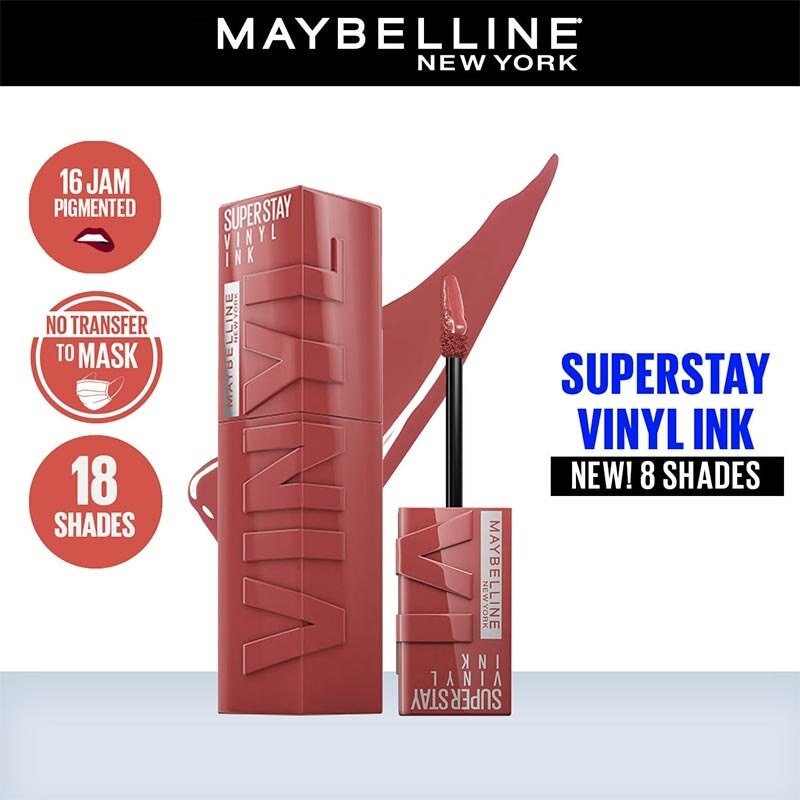 MAYBELLINE Maybelline Superstay Vinyl Ink Tint Lip 115 Peppy