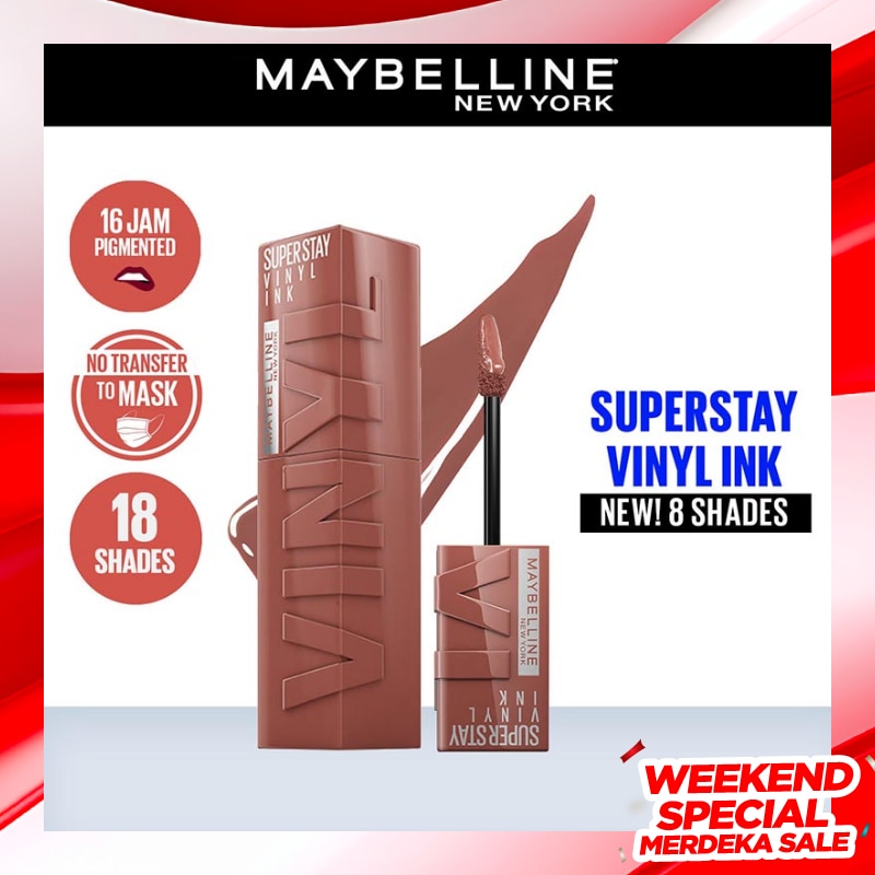 MAYBELLINE Maybelline Superstay Vinyl Ink Tint Lip 120 Punchy