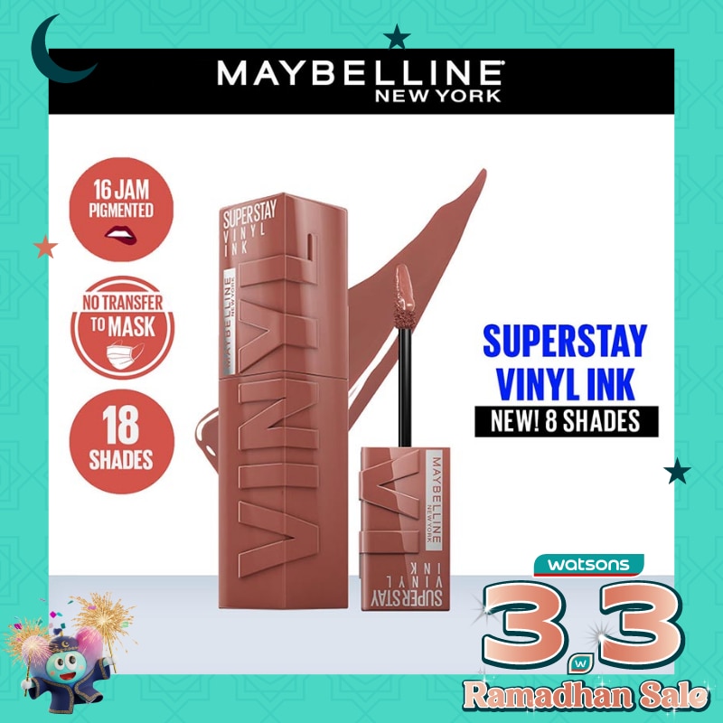 MAYBELLINE Superstay Vinyl Ink Tint Lip 120 Punchy