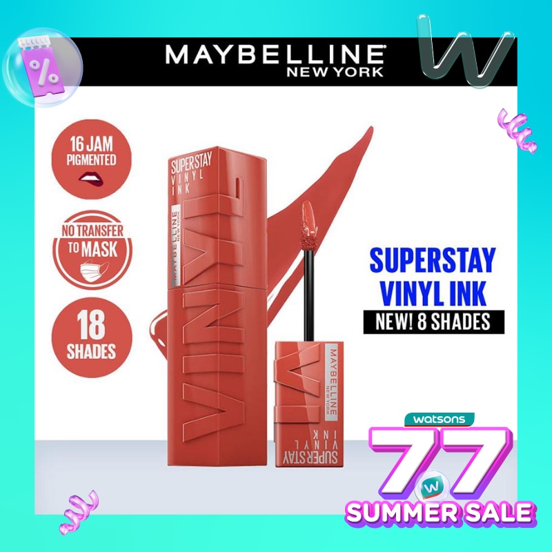 Promo Harga Maybelline Superstay Vinyl Ink 125 Keen  - Watsons