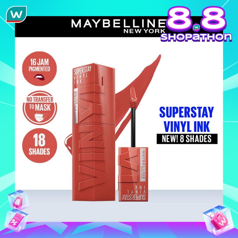 Promo Harga Maybelline Superstay Vinyl Ink 125 Keen  - Watsons