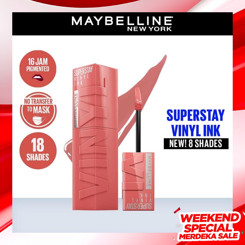MAYBELLINE Maybelline Superstay Vinyl Ink Tint Lip 100 Charmed