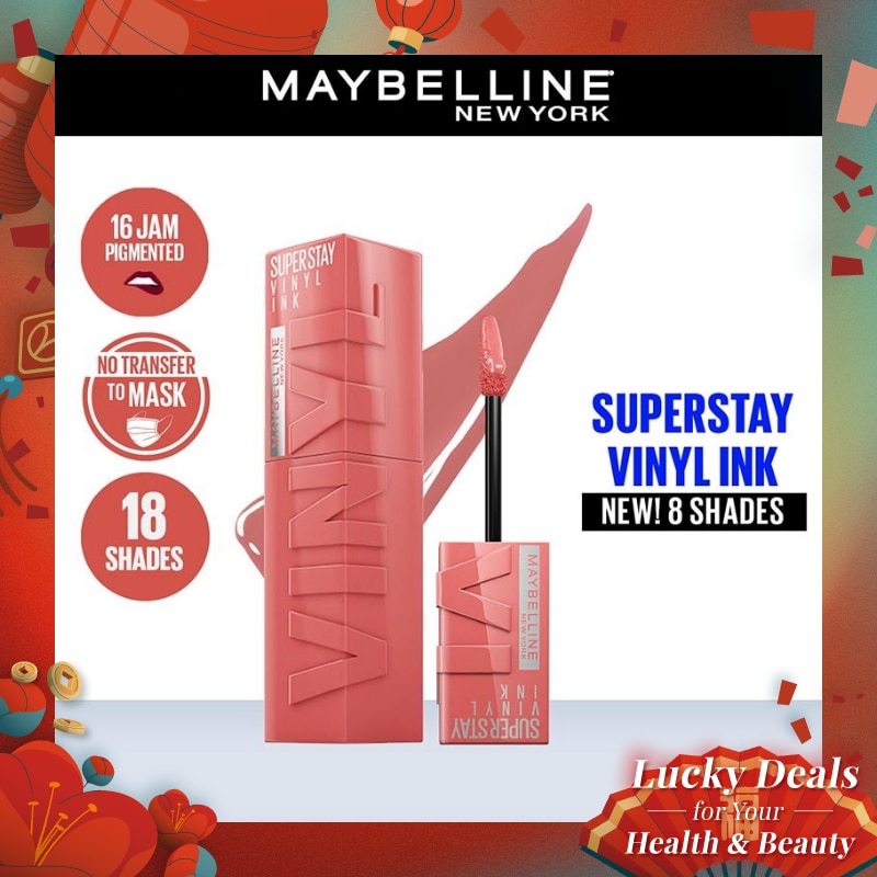 MAYBELLINE Superstay Vinyl Ink Tint Lip 100 Charmed