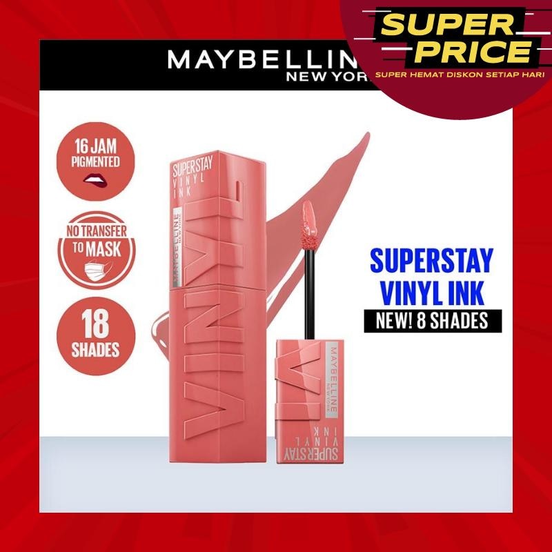 Maybelline Superstay Vinyl Ink Tint Lip 100 Charmed